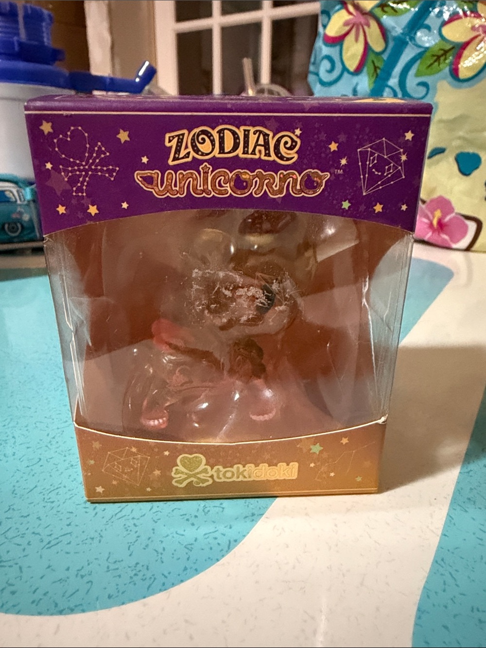 tokidoki Libra Zodiac Unicorno Figure - Purple and Gold Boxed